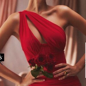 Valentina Red House of CB dress